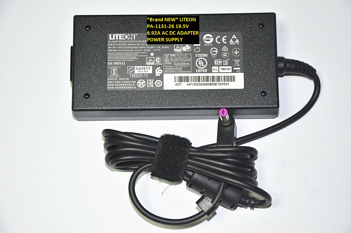 *Brand NEW* LITEON PA-1131-26 19.5V 6.92A AC DC ADAPTER POWER SUPPLY